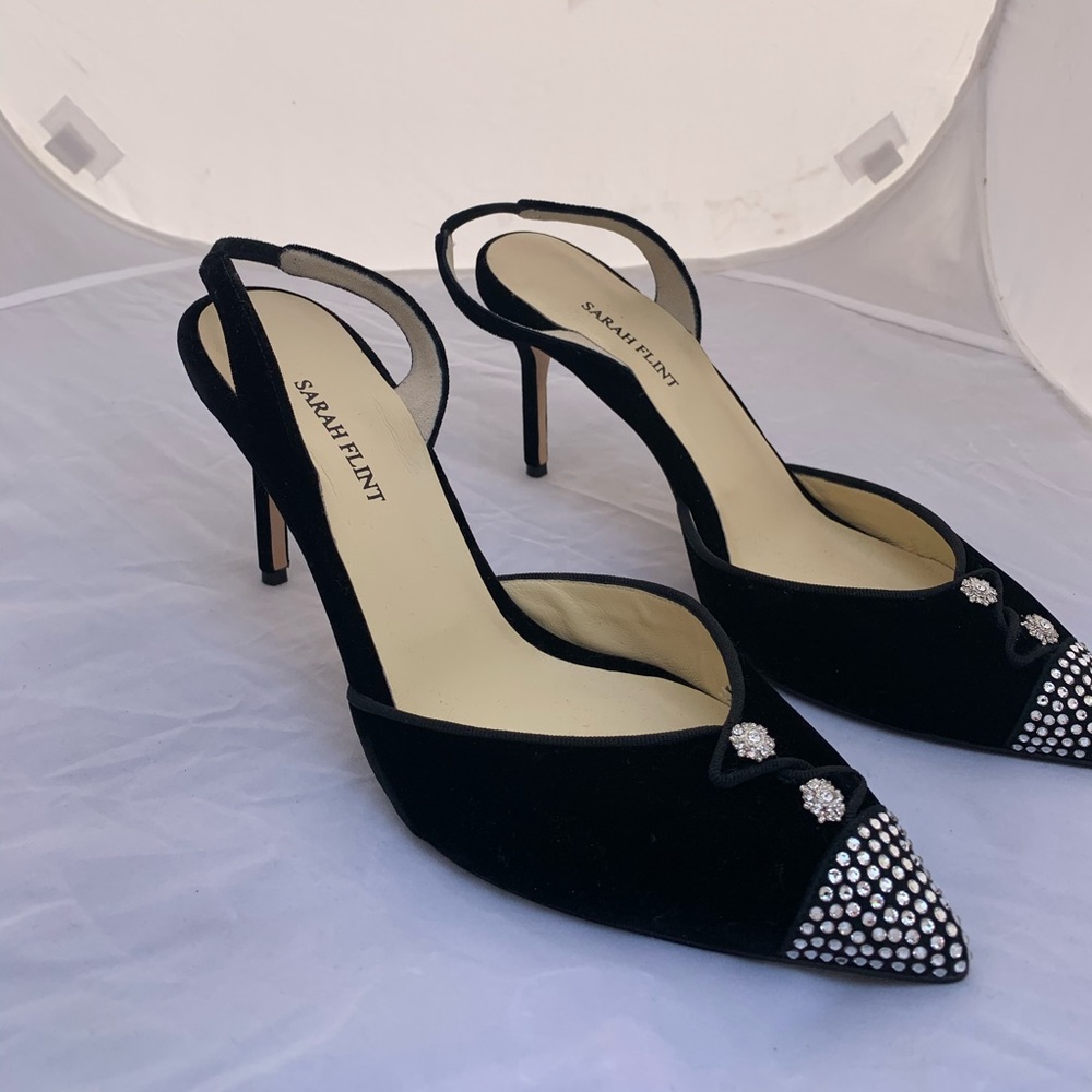 Brand New Sarah Flint Marigay Sling 85 Pumps